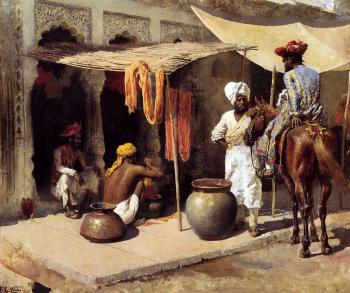 Edwin Lord Weeks : Outside an Indian Dye House